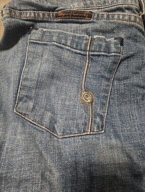 Citizens Of Humanity blue jeans with embroidered pocket detail Traveler #072